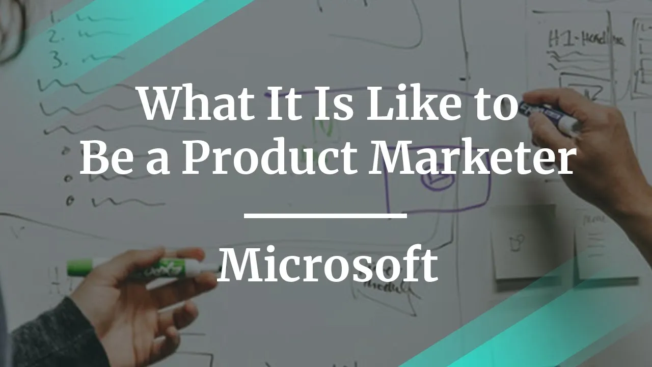 What It Is Like to Be a Product Marketer by Sr PMM at Microsoft, Bryan Dsouza - YouTube thumbnail