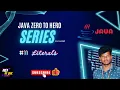 Literals in java In Tamil Java Zero to Hero Series Hackthelogic