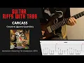 Lagu Carcass - Corporal Jigsore Quandary - Guitar riffs with tabs / cover / lesson
