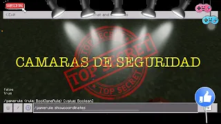 CAMARAS funcionales en MINECRAFT (PE) con COMANDOS.