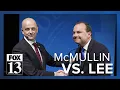 Lee McMullin clash in their only debate