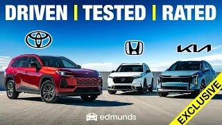 NEW Toyota RAV4 vs Honda CR-V Hybrid vs Kia Sportage Hybrid Best Hybrid SUV