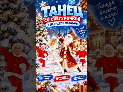 Танец со Снегурочкой и Дедушкой Морозом.