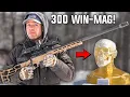 How DEADLY is the 300 Win Mag Secret Service Sniper Caliber