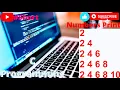 Pattern Print 29 Numbers Pattern Printing in C C Programming Tutorials Coding 2021