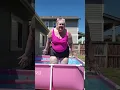 My new pink Intex swimming pool