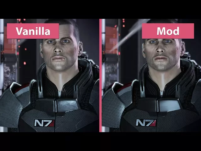 [4K] Mass Effect 2 – Vanilla vs. ALOT Texture Mod Pack Graphics Comparison