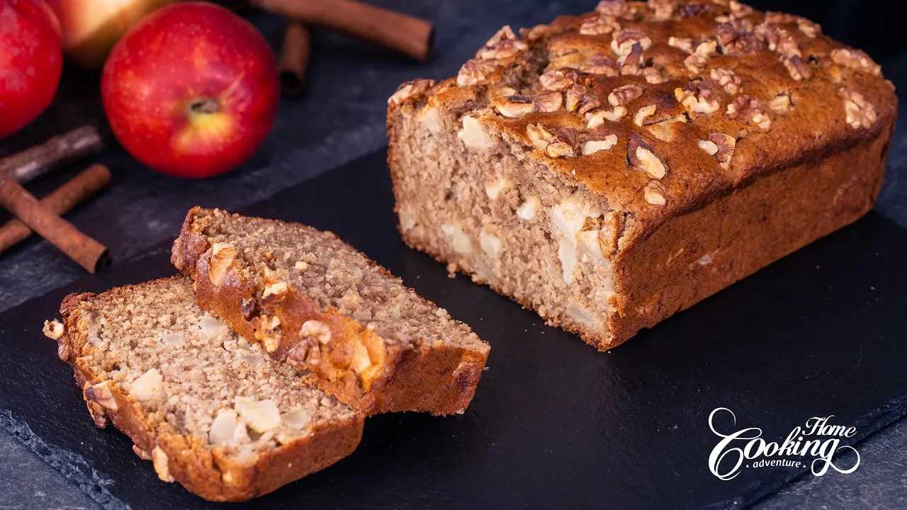 Apple Oatmeal Bread - Healthy Refined Sugar-Free Apple Bread