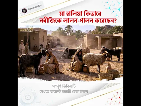 মা হালিমা কিভাবে নবীজিকে লালন-পালন করতেন? #shorts
