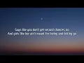 Dylan Schneider - Ain't Missin' You (Lyrics) "i hate to break it to you but she's moving on"