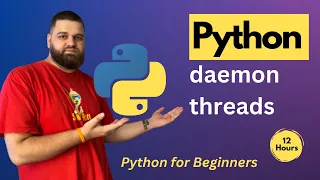 What are daemon threads in Python