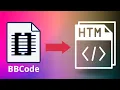 Comment convertir BBCode en HTML en ligne