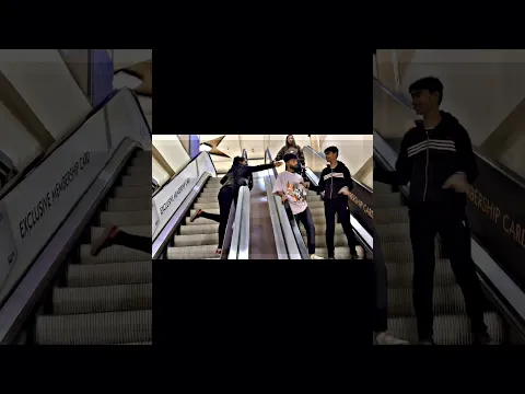 Escalator Slapping Prank 😈🔥🥶ll #prank#ytshorts#youtube#funny#song self#love#cute#like