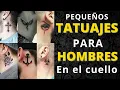 SMALL tattoos on the NECK for MEN tattoos behind the ear Golden Tattoo