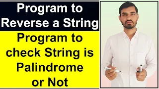 Program to Reverse a String Program to Check String is Palindrome or not in Java by Deepak