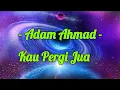 Download Lagu Adam Ahmad - Kau Pergi Jua ( Lirik )