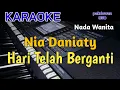 Hari Telah Berganti | Nia Daniaty | Karaoke | Cover Nada D