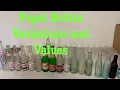 How much are old Pepsi Cola bottles worth variations and values