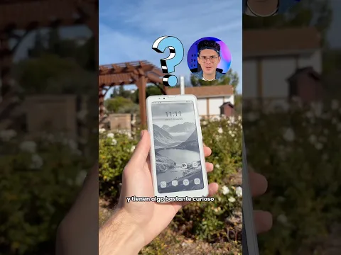 ¿UN CELULAR CON PANTALLA DE KINDLE? 📱📄