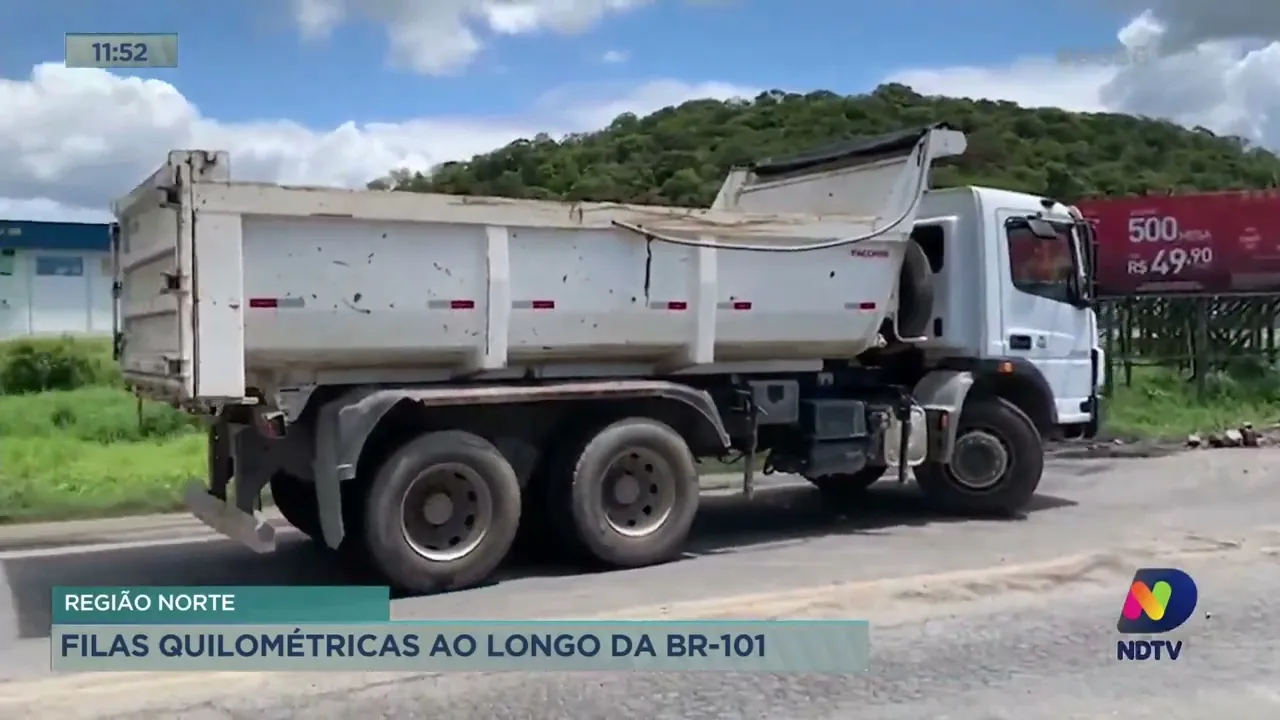 Confira a situação dos bloqueios nas rodovias no Norte de SC