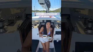 Join me in the galley!👩🏻‍🍳⛵️#galley #boats #sailboats #cooking