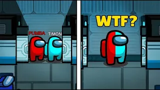 *wtf* hack or glitch?! among us funny moments #426