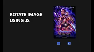 Rotate Image Using JavaScript