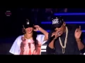 Download Lagu Rihanna ft. Jay z Run this town, Talk that talk and Umbrella live at  Hackney