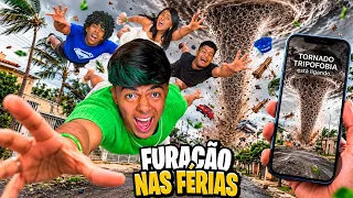 UM FURACÃO ATINGIU A NOSSA CASA NAS FÉRIAS! 🌪️😱