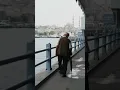 Old man walking alone Free stock No copyright
