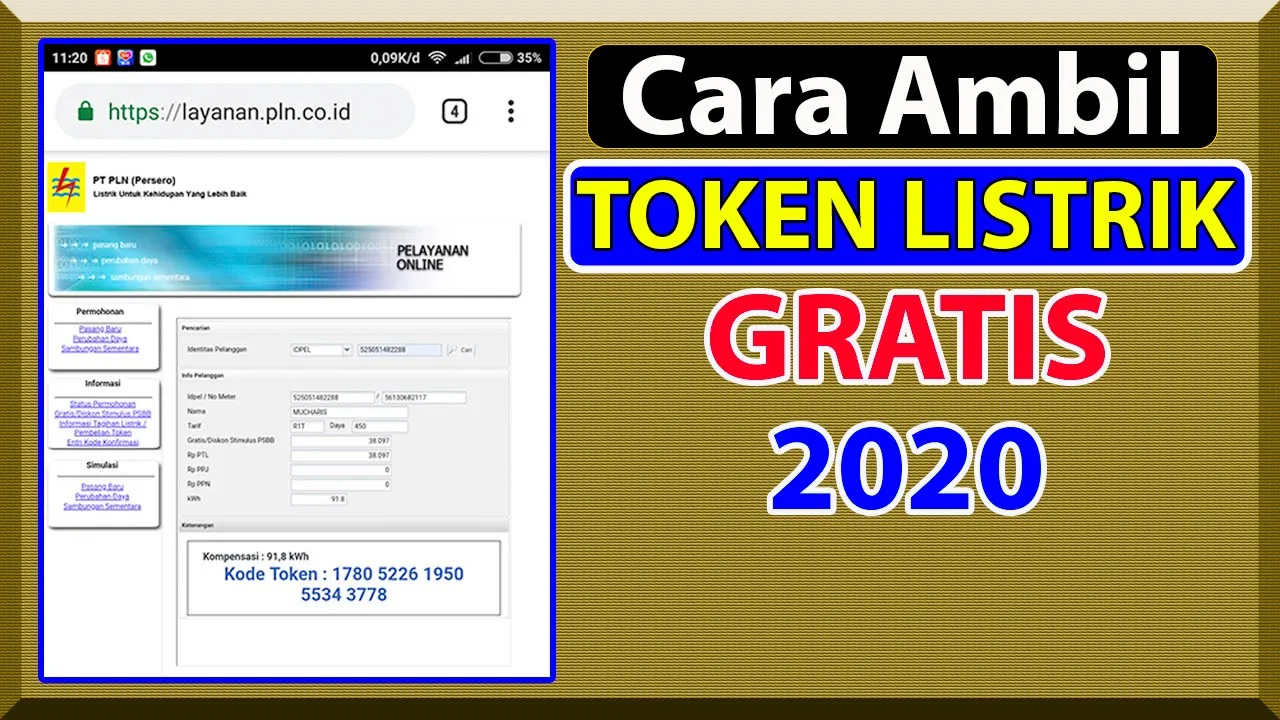 Cek Token PLN Stimulus FEBRUARI, MARET 2021 Terbaru. CARA DAPATKAN TOKEN PLN GRATIS BULAN FEBRUARI .. 