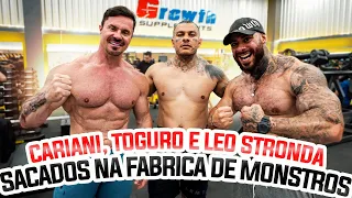 LEO STRONDA, RENATO CARIANI E TOGURO SACADOS NA FABRICA DE MONSTROS !!!