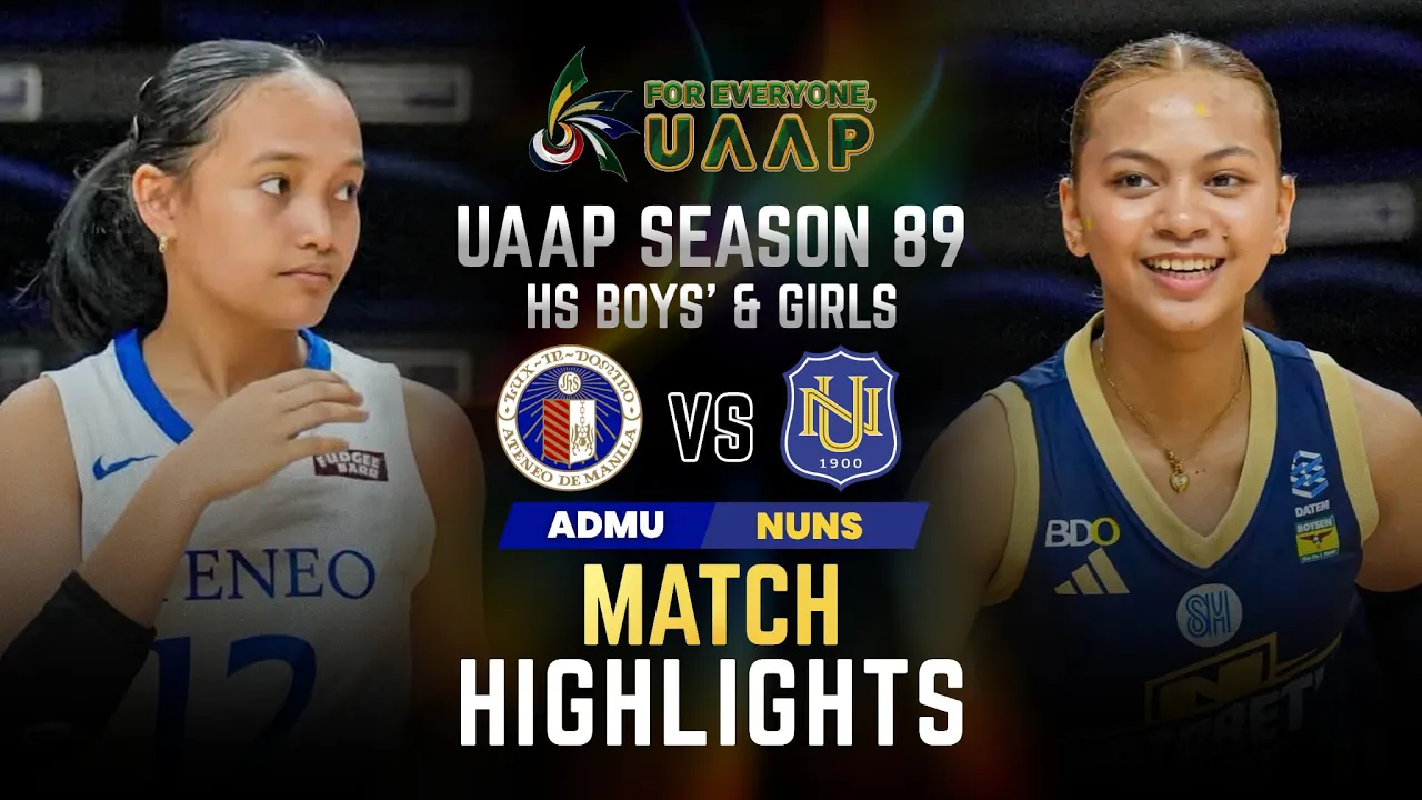 ATENEO vs. NU | Match Highlight | UAAPSeason 89 Junior Girls' Volleyball 2026