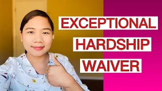EVP- CFO New Guidelines on NO OBJECTION STATEMENT | How to apply for EXCEPTIONAL HARDSHIP WAIVER?