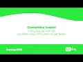 Using SQLite with Qt squeeze every CPU clock to get faster - Gianbattista Gualeni 2019