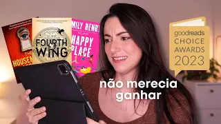 livros que BOMBARAM em 2023 🔥📚 analisando os ganhadores do Goodreads Choice Awards 🏆
