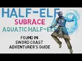 Race 1 Half-Elf - - Aquatic Half-Elf DnD 5E Races