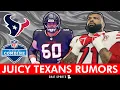 JUICY Texans Rumors On Trent Williams Texans O-line Crazy Mel Kiper Mock Draft