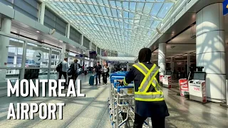 Canada s Montreal Trudeau Airport Walking Tour 4K