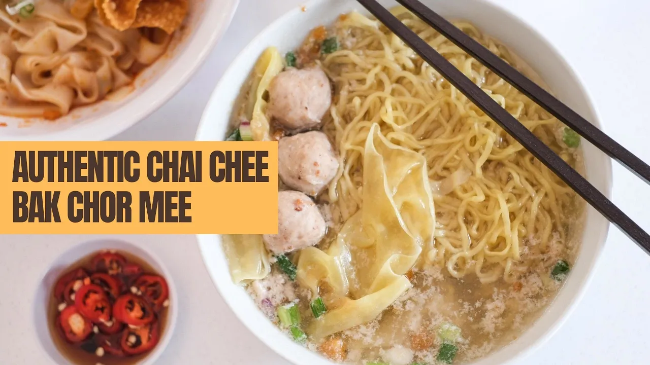 Authentic Chai Chee Bak Chor Mee Opens in MacPherson Lane