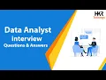Top 30 Data Analyst Interview Questions and Answers Data Analytics Interview Questions-HKRTrainings