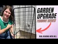 A-Frame Trellis That Saves Garden Space