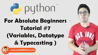 Variables Datatypes and Typecasting Python Tutorials For Absolute Beginners In Hindi