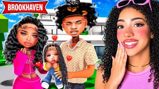I Started A REALISTIC FAMILY with my BOYFRIEND in BROOKHAVEN RP!