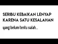 Download Lagu Seribu kebaikan lenyap karena satu kesalahan