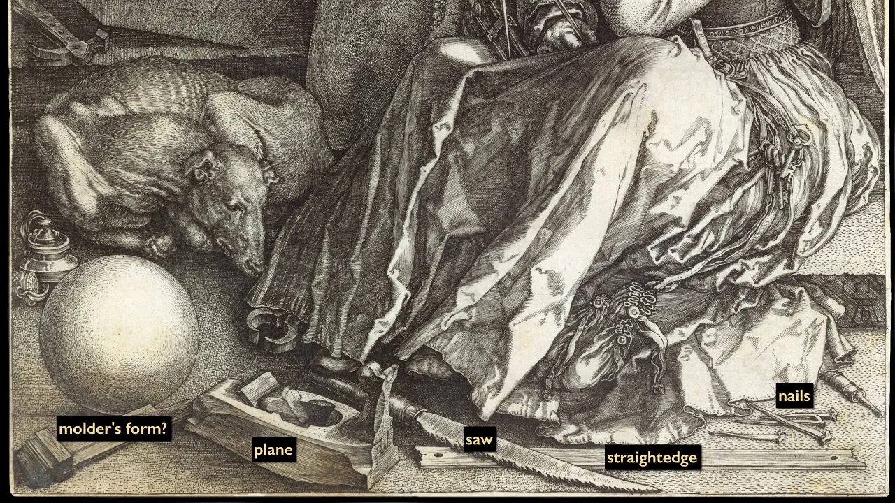 Decoding art: Dürer's Melencolia I