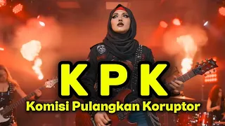 kpk komisi pulangkan koruptor lagu kritik sosial rock metal gitaris gadungan musik ai