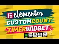 Elementor Countdown Timer Custom Widget For Both Free Pro Versions