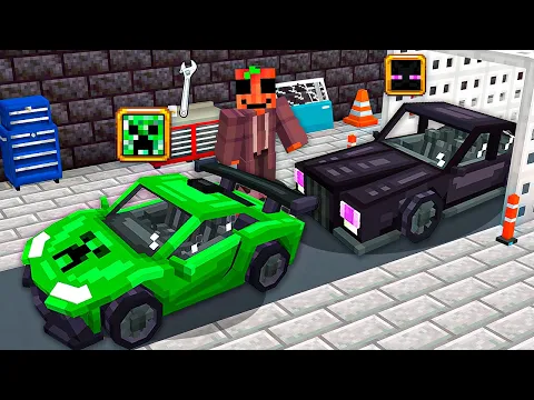 Video Thumbnail: Hice COCHES de MOBS en Minecraft!