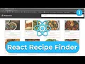 Build a Food Recipe App with React React Recipe App React Projects For Beginners
